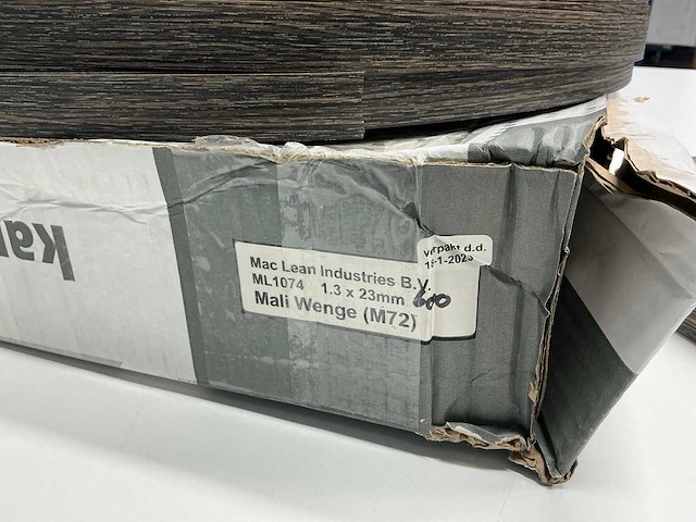 Mac lean - ml1074 - mali wenge - kantenband - 800 m - 1,3x23 mm - afbeelding 6 van  6