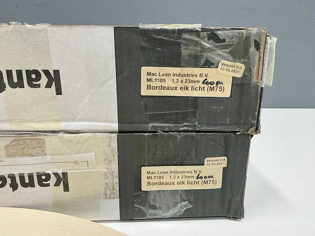 Mac lean - ml1105 - bordeaux eik licht - kantenband - 1200 m - 1,3x23 mm - afbeelding 4 van  7