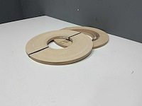 Mac lean - ml1105/m75 - licht crème met houtnerf - kantenband - 300 m - 1,3x23 mm - afbeelding 2 van  6