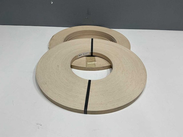 Mac lean - ml1105/m75 - licht crème met houtnerf - kantenband - 300 m - 1,3x23 mm - afbeelding 3 van  6