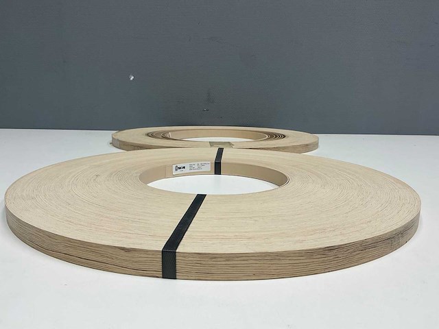 Mac lean - ml1105/m75 - licht crème met houtnerf - kantenband - 300 m - 1,3x23 mm - afbeelding 5 van  6