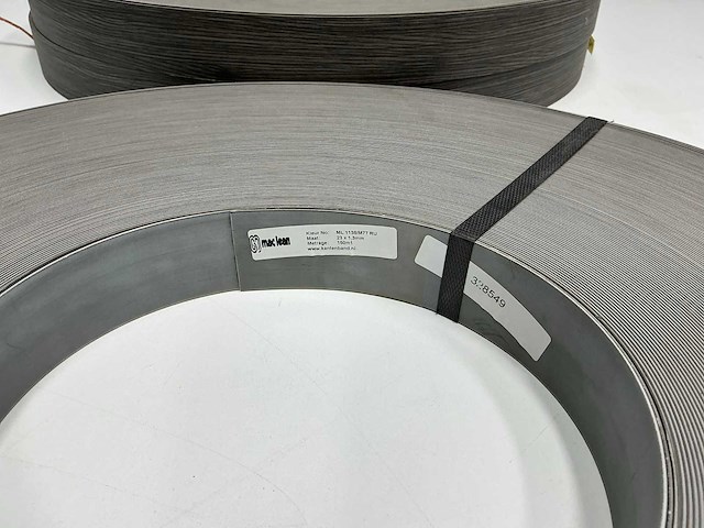 Mac lean - ml1138/m77 - grijs aluminium - kantenband - 450 m - 1,3x23 mm - afbeelding 5 van  7
