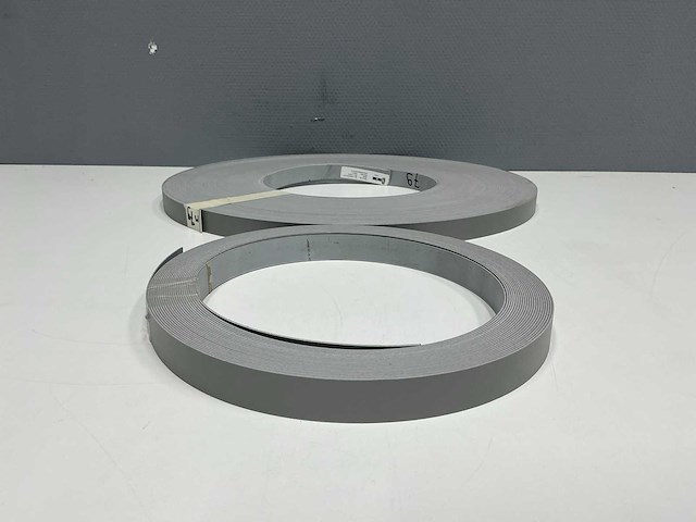 Mac lean - ml1164/m79 - lichtgrijs/fijn streepstructuur - kantenband - 160 m - 1,3 mm - afbeelding 2 van  6