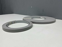 Mac lean - ml1164/m79 - lichtgrijs/fijn streepstructuur - kantenband - 160 m - 1,3 mm - afbeelding 3 van  6