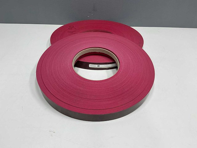Mac lean - ml1316/a90 - glimmend bordeauxrood - kantenband - 300 m - 1,3x45 mm - afbeelding 2 van  6