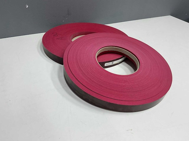 Mac lean - ml1316/a90 - glimmend bordeauxrood - kantenband - 300 m - 1,3x45 mm - afbeelding 3 van  6