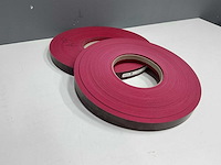 Mac lean - ml1316/a90 - glimmend bordeauxrood - kantenband - 300 m - 1,3x45 mm - afbeelding 3 van  6