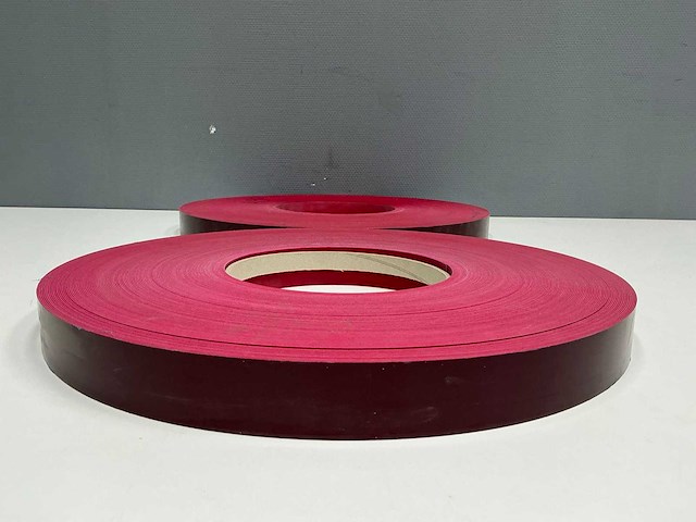 Mac lean - ml1316/a90 - glimmend bordeauxrood - kantenband - 300 m - 1,3x45 mm - afbeelding 4 van  6