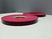 Mac lean - ml1316/a90 - glimmend bordeauxrood - kantenband - 300 m - 1,3x45 mm - afbeelding 1 van  3