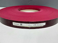 Mac lean - ml1316/a90 - glimmend bordeauxrood - kantenband - 300 m - 1,3x45 mm - afbeelding 3 van  3