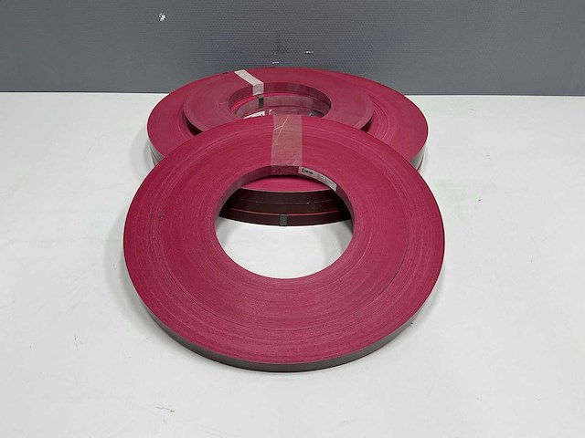 Mac lean - ml1316/a90 - glimmend bordeauxrood - kantenband - 600 m - 1,3x23 mm - afbeelding 6 van  6