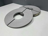 Mac lean - ml1321/m18 - middengrijs/fijn streepstructuur - kantenband - 600 m - 1,3x23 mm - afbeelding 1 van  7