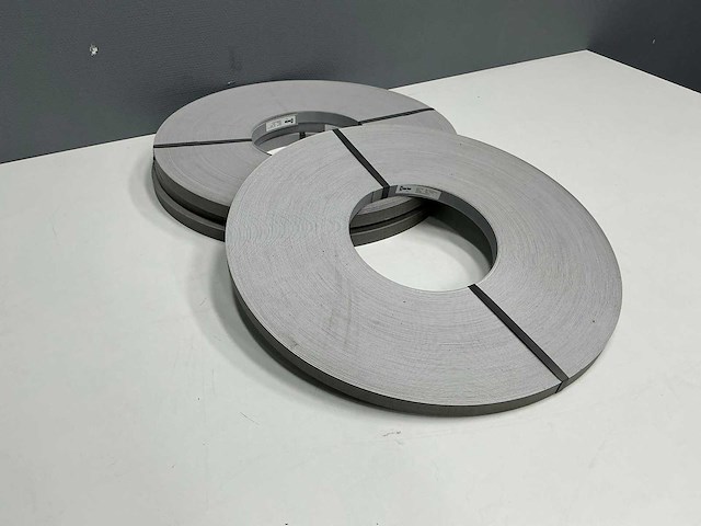 Mac lean - ml1321/m18 - middengrijs/fijn streepstructuur - kantenband - 600 m - 1,3x23 mm - afbeelding 3 van  7