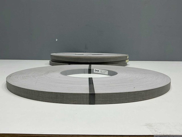 Mac lean - ml1321/m18 - middengrijs/fijn streepstructuur - kantenband - 600 m - 1,3x23 mm - afbeelding 4 van  7