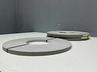 Mac lean - ml1321/m18 - middengrijs/fijn streepstructuur - kantenband - 600 m - 1,3x23 mm - afbeelding 1 van  5