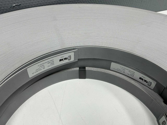 Mac lean - ml1321/m18 - middengrijs/fijn streepstructuur - kantenband - 600 m - 1,3x23 mm - afbeelding 5 van  5