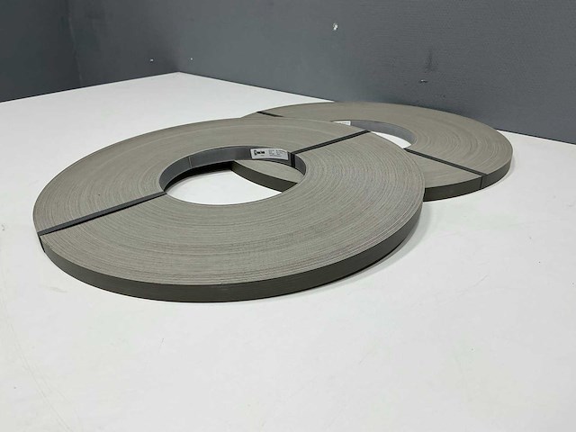 Mac lean - ml1323/m25 - donkergrijs/houtnerf - kantenband - 300 m - 1,3x23 mm - afbeelding 1 van  7