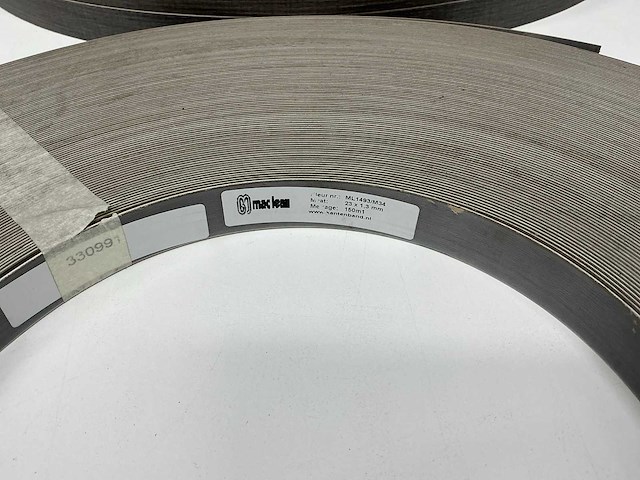 Mac lean - ml1493/m34 - licht grijs - kantenband - 525 m - 1,3x23 mm - afbeelding 6 van  6