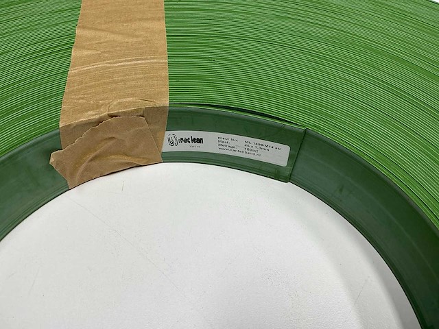 Mac lean - ml1499/m14 - middengroen/fijn streepstructuur - kantenband - 300 m - 1,3x45 mm - afbeelding 3 van  7
