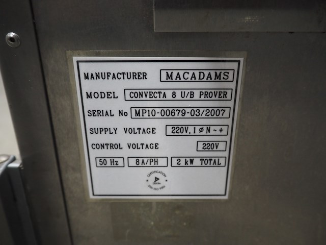 Macadams baking systems - afbeelding 2 van  12