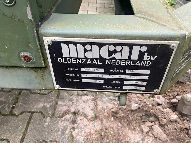 Macar 1800ea aanhangwagen - afbeelding 6 van  14