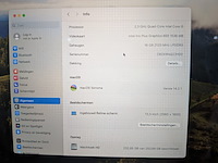 Macbook pro 13-inch, apple, a1989, 2018 - afbeelding 5 van  10