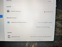 Macbook pro 13-inch, apple, a2159, 2019 - afbeelding 8 van  11
