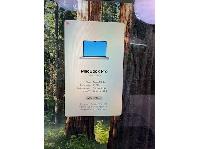 Macbook pro apple, a2779, space grey - afbeelding 5 van  5