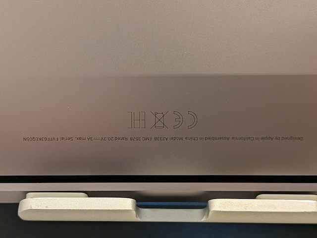 Macbook pro m1 apple, a2338 emc3578, 2020 - afbeelding 7 van  18