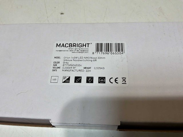 Macbright orion noodverlichtingsarmatuur (6x) - afbeelding 6 van  6