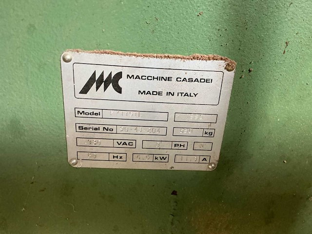 Macchine casadei f/115tl tafel- en spilfreesmachine - afbeelding 5 van  17