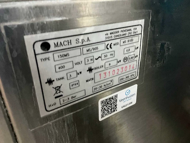 Mach 150ms vaatwasmachine - afbeelding 7 van  7