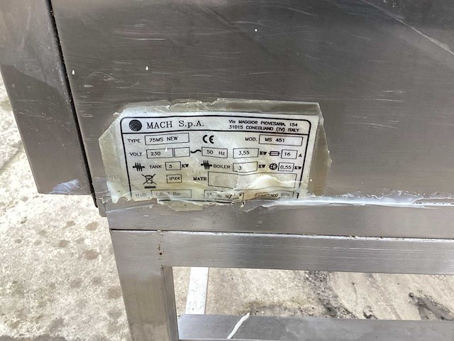 Mach 75ms new korvenvaatwasmachine - afbeelding 5 van  8