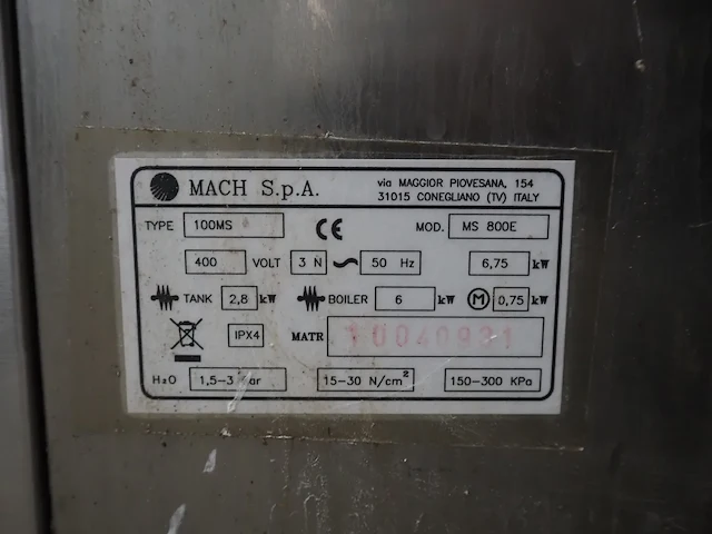 Mach s.p.a. - afbeelding 9 van  9