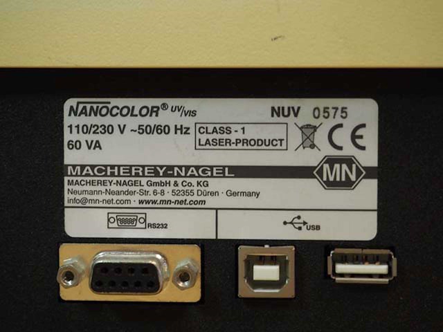 Macherey-nagel - nanocolor uv/vis - spectrophotometer - afbeelding 5 van  5