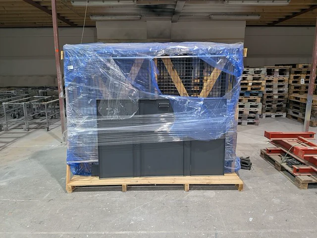 Machine beveiligingshekwerk op pallet - afbeelding 1 van  7