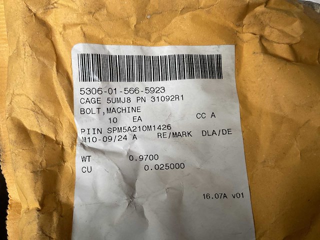 Machine bolt (39x) - afbeelding 2 van  3