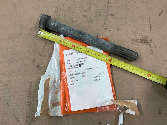 Machine bolt (8x) - afbeelding 2 van  3