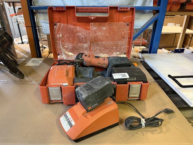 Machine met oscillerende beweging met 2x accu, 2x lader fein, supercut - afbeelding 3 van  7