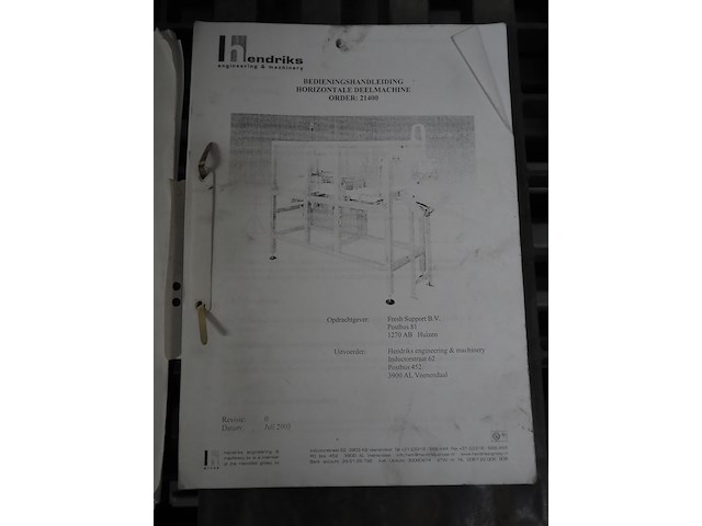 Machinefabriek hendriks b.v. - afbeelding 28 van  34