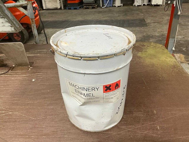 Machinery enamel 20 liter black machinelak - afbeelding 1 van  3