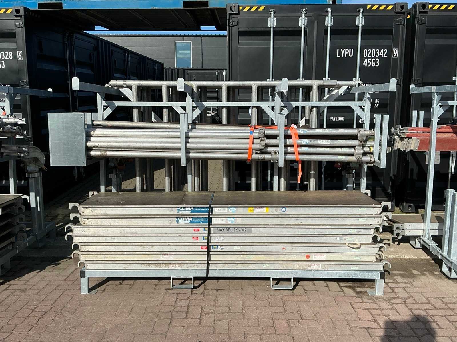 Machines en gereedschappen afkomstig van bouwbedrijf, ex-rental materieel, opslagloodsen, hangars en shelters