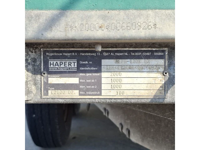 Machinetransporter, hapert, k2000 02, groen, 2003 - afbeelding 18 van  25