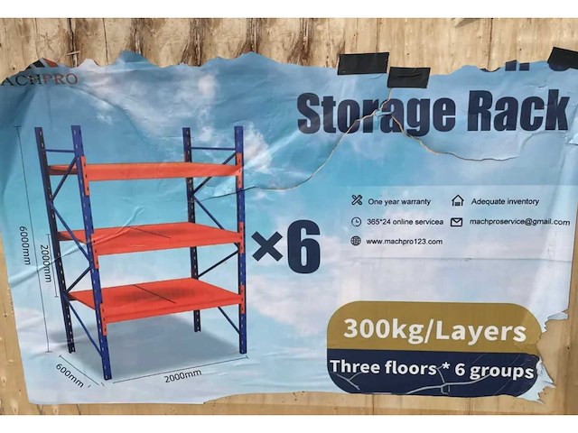 Machpro heavy duty sr3 storage tacks - afbeelding 1 van  5