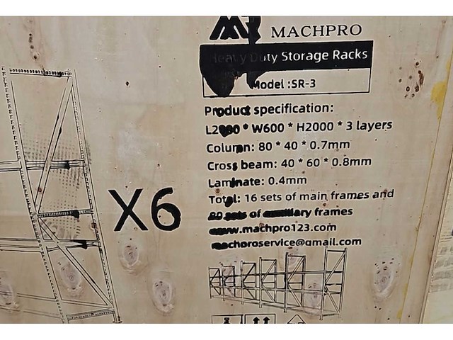 Machpro heavy duty sr3 storage tacks - afbeelding 4 van  5