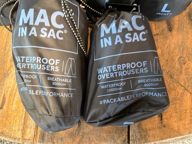 Macinasack maat l regenkleding (6x) - afbeelding 4 van  5