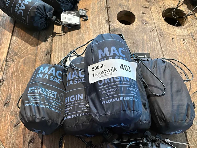 Macinasack maat xl regenkleding (7x) - afbeelding 5 van  5