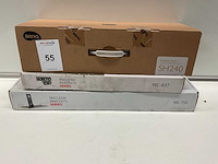 Maclean, benq mc-837+756 en sh240 monitorsteunen en schaduwdoek (3x) - afbeelding 1 van  11