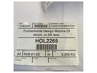 Macore 03 fineer randbanding 45mm zelfklevende gelakte - 130376 - afbeelding 9 van  9