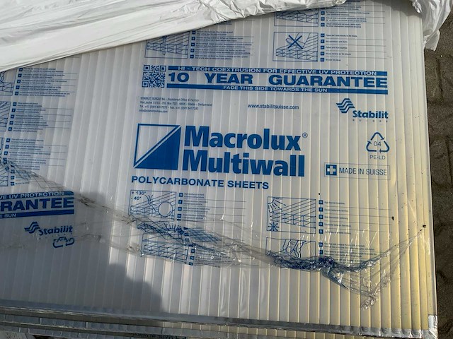 Macrolux multiwall - polycarbonaat plaat 3000x980x18mm (26x) - afbeelding 6 van  6